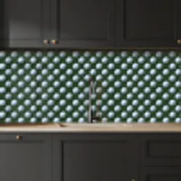 Ballen - Golf - Groen keuken achterwand 2 middel 871 -sfeer1