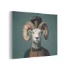 Geit - Hoorns - Kokskleding PET vilt klein -3d