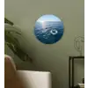 Oceaan - Zwemband - Horizon Wandcirkel kunststof plaat 5mm dik klein -sfeer3