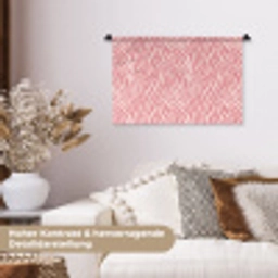 Zebra - Print - Roze Wandkleed katoen klein 269 -tsfeer1_DE