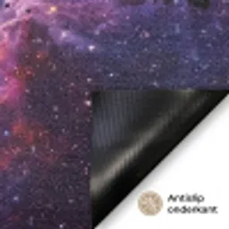 Space - Stars - Abstract - Colorful Deurmat klein -antislip_NL