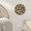 Woestijnkleur - Natuurlijk - Camouflage Wandcirkel plexiglas klein 852 -sfeer5