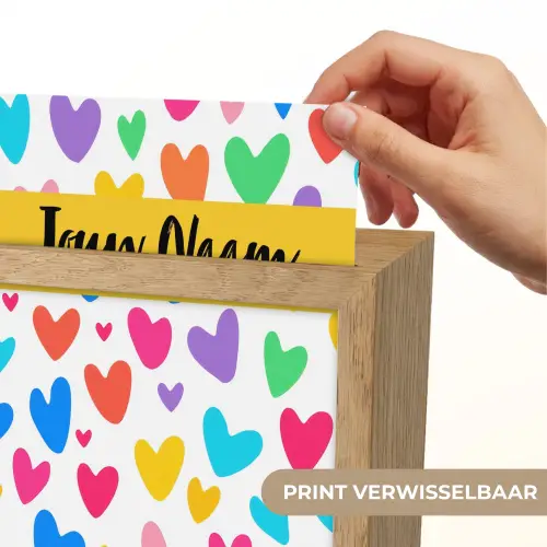 Hartjes - Kleurrijk - Patroon Light Box met kabel (Kinderlampje) klein -USP_websiteprintNL