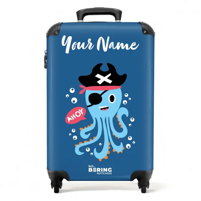 Piratenoctopus NBS - Handbagage koffer - Kinderen Unisex middel -productfoto_recht