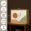 Zon - Abstract - Takken - Oranje Light Box met batterij (Wandlamp) middel -USP_websiteoverzichtNL