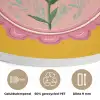 Lelie - Oranje - Lijst - Ovaal Akoestische PET Vilt - Rond klein -closeup_NL