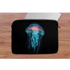 Kwal - Tentakels - Blauw - Licht laptophoes neopreen klein -tafel
