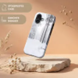 Bos - Sneeuw - Pad - Winter - Stilte Toughcase MagSafe Apple iPhone 17 klein -USP_RandenV_DE
