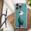 Parkiet - Vogel - Koksmuts - Cute Hoesje iPhone 16 Pro Max met koord klein -sfeer4