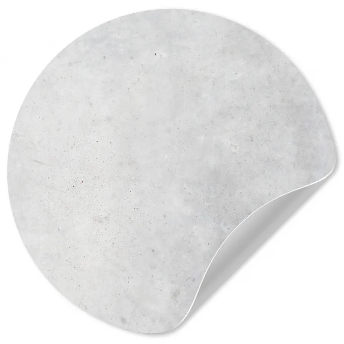 Verwering - Beton - Structuren - Vintage - Industrieel - Grijs Wandcirkel behangsticker klein -3d