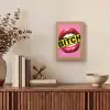 Lippen - Tekst - Kleurrijk Light Box met kabel (Tafellamp) klein -sfeer2
