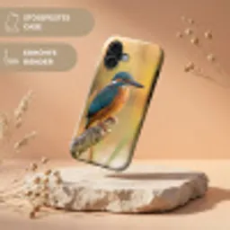 IJsvogel - Tak - Water - Kleurrijk - Levendig Toughcase MagSafe Apple iPhone 17 klein -USP_RandenV_DE