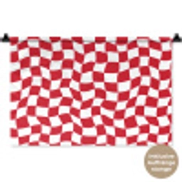 Golvend - Patroon - Rood Wandkleed katoen klein 269 -t3d_DE
