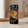 Explosie - Verfstructuur - Goud - Abstract Telefoonhoesje iPhone 17 Pro klein -sfeer2