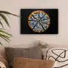 Pizza - Eten - Delftsblauw canvas 2cm klein -sfeer1