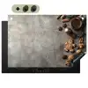 Winter - Kerst - Beton - Gingerbread man Inductie beschemer met haakjes klein -3d