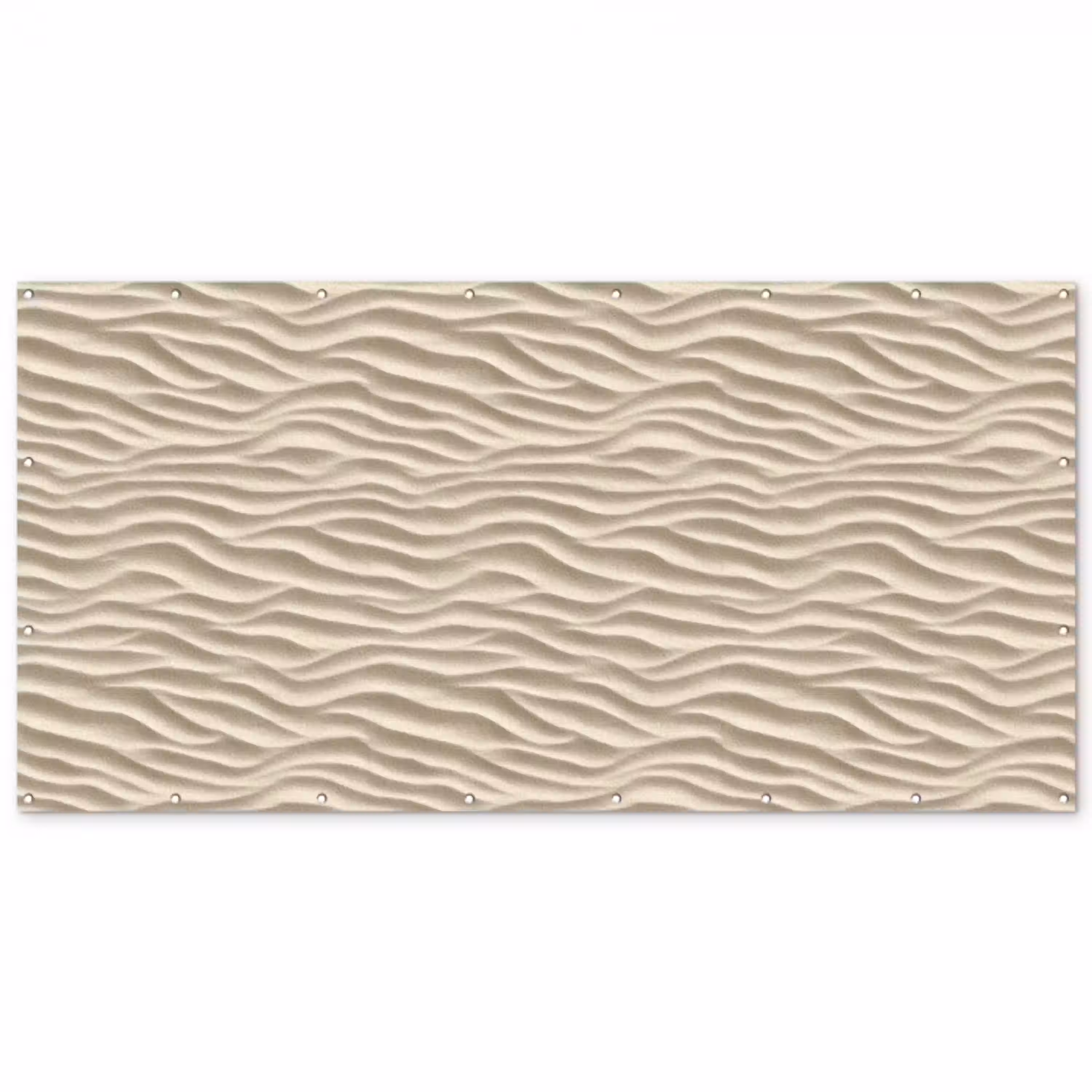 Zand - Golven - Beige Balkonbeschermer Duitsland klein 596 -zz_3d