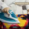 Vrouw - Gezicht - Kleurrijk Wandkleed katoen klein -sfeer9