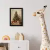 Kerstboom - Versierd - Kleurrijk fotolijst zwart zonder passe partout klein -usfeer4_kinderkamer