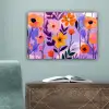 Bloemen - Kleurrijk - Bladeren canvas 2cm klein -sfeer4