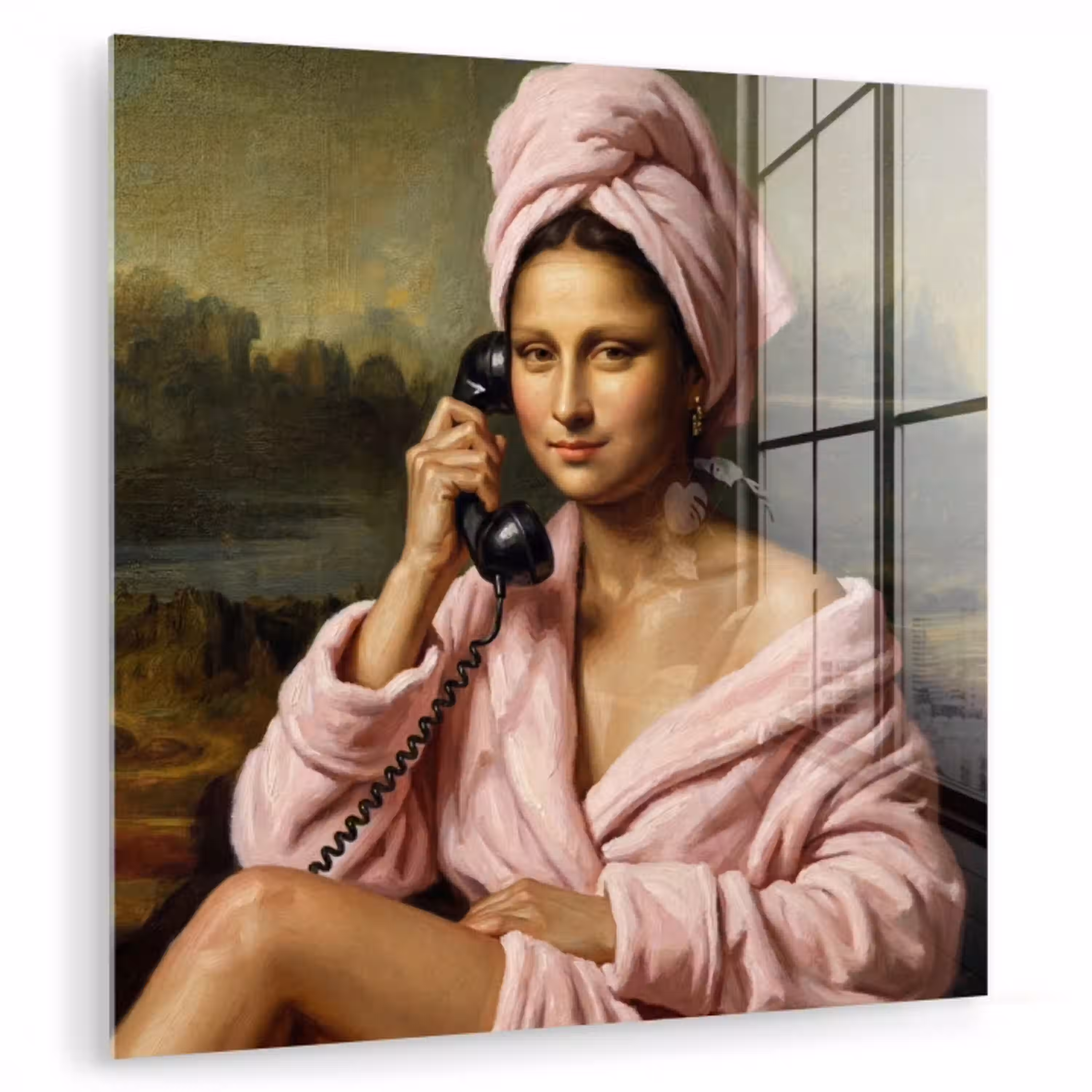 Mona - Klassiek - Roze plexiglas 5mm klein -zzzproduct_nieuw