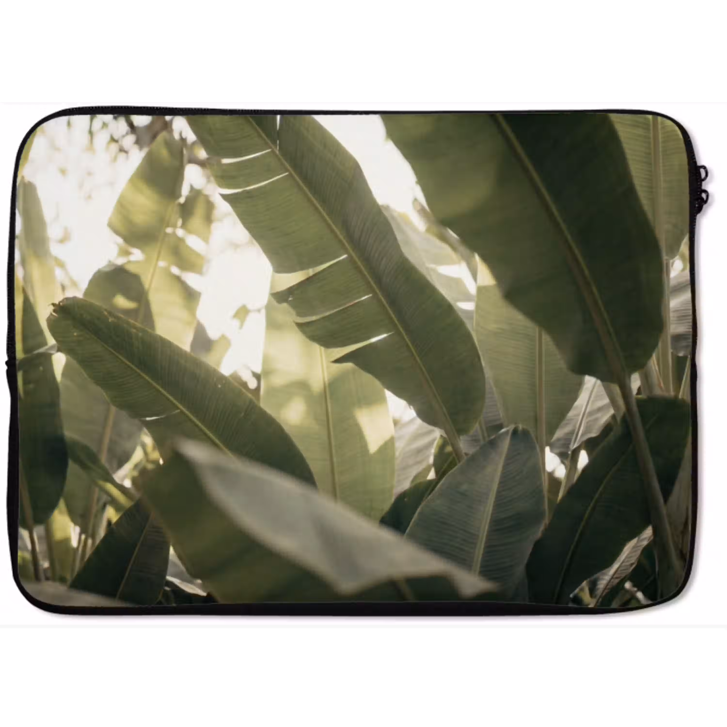 Natuur - Bladeren - Groen - Tropisch - Detail laptophoes neopreen klein -zkaufland3dotto
