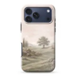 Heuvellandschap - Bomen - Natuur - Groen Toughcase MagSafe Apple iPhone 17 Pro Max klein -3d