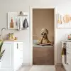Bad - Hond - Boek - Zonnebril deurposter klein -sfeer5