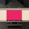 Karmijn - Kleuren - Palet - Roze keuken achterwand spatscherm klein 900 -sfeer1