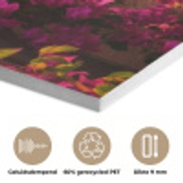 Colosseum - Rome - Roze Bloemen PET vilt klein -closeup_NL