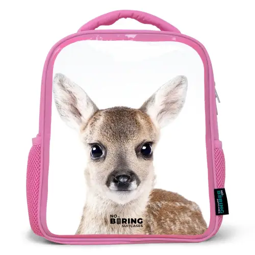 Bambino Kinderrugzak - Roze middel -3d