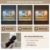 Landschap - 4 seizoenen - Natuur - Winter - Lente - Zomer - Herfst Light Box met batterij (Wandlamp) middel -USP_lichtkleurNL