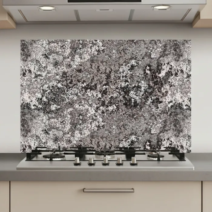 Grijs - Roest - Patroon keuken achterwand spatscherm klein 900 -3d_website