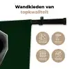 Mond - Groen - Illustratie - BLAH BLAH Wandkleed katoen klein -sfeer2
