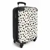Valentijn harten patroon zwart NBS - Handbagage koffer - Kinderen Unisex middel -productfoto_3d