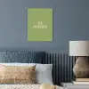 Appel - Groen - Minimalistisch poster papier klein -sfeer2
