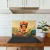 Vrouwelijk - Bloemen - Sieraden keuken achterwand spatscherm klein -sfeer2