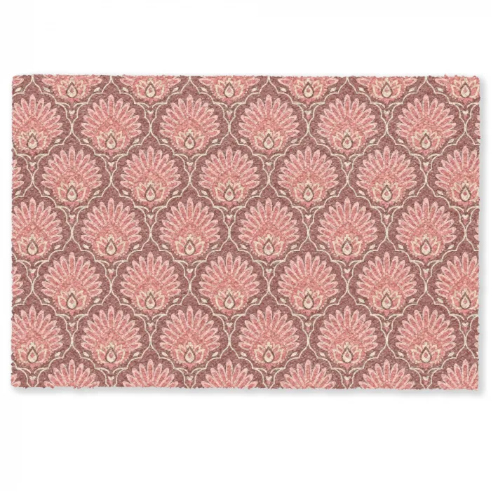 Waaiermotief - Patroon - Roze Deurmat klein -zkaufland3d