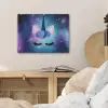 Eenhoorn - Sterrenstelsel - Magisch - Blauw PET vilt klein -sfeer3