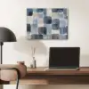 Patroon - Blauw - Vierkanten PET vilt klein -sfeer5