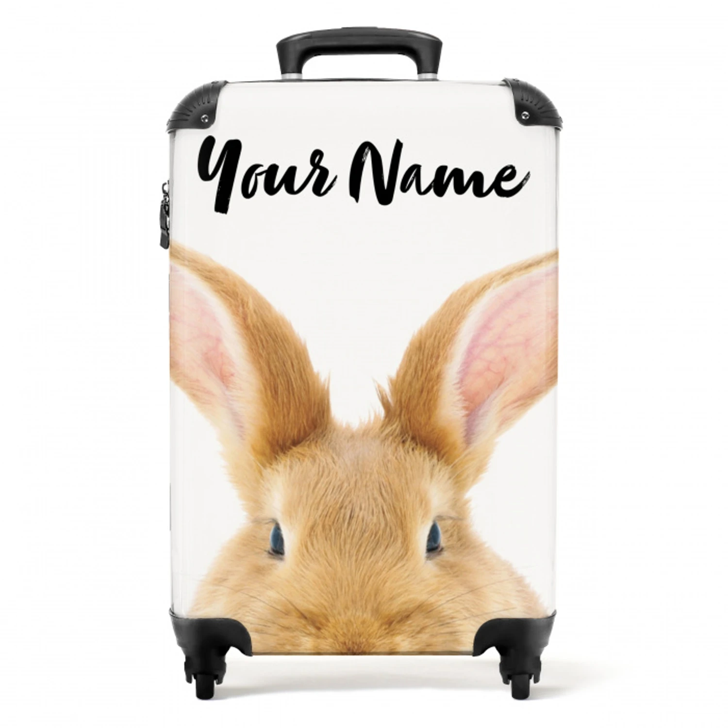 Snuffels met Tevreden Hoofd NBS - Handbagage koffer - Kinderen Unisex middel -productfoto_recht