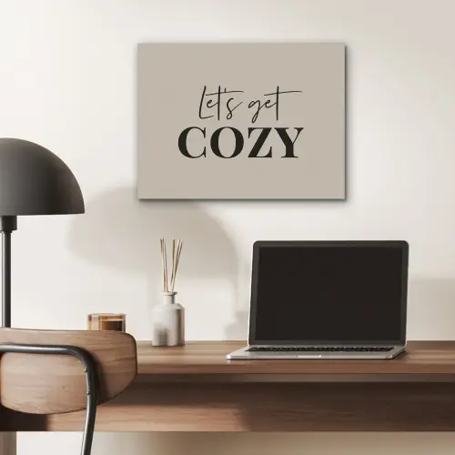 Beige - Winter - Quote - Cozy PET vilt klein -sfeer5