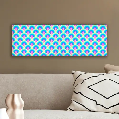 Regenbogen - Waaier - Vrolijk canvas 2cm klein 828 -sfeer3