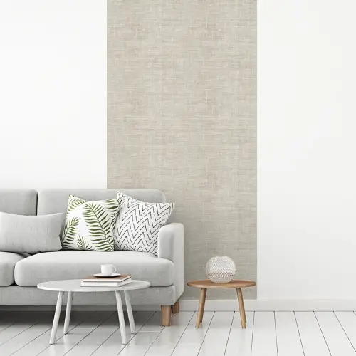 Linnen - Textuur - Beige fotobehang vinyl groot 64 -woonkamer