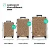 Dieren print panter bruin NBS - Handbagage koffer - Kinderen Unisex middel zzzzzzVergelijking_3EN