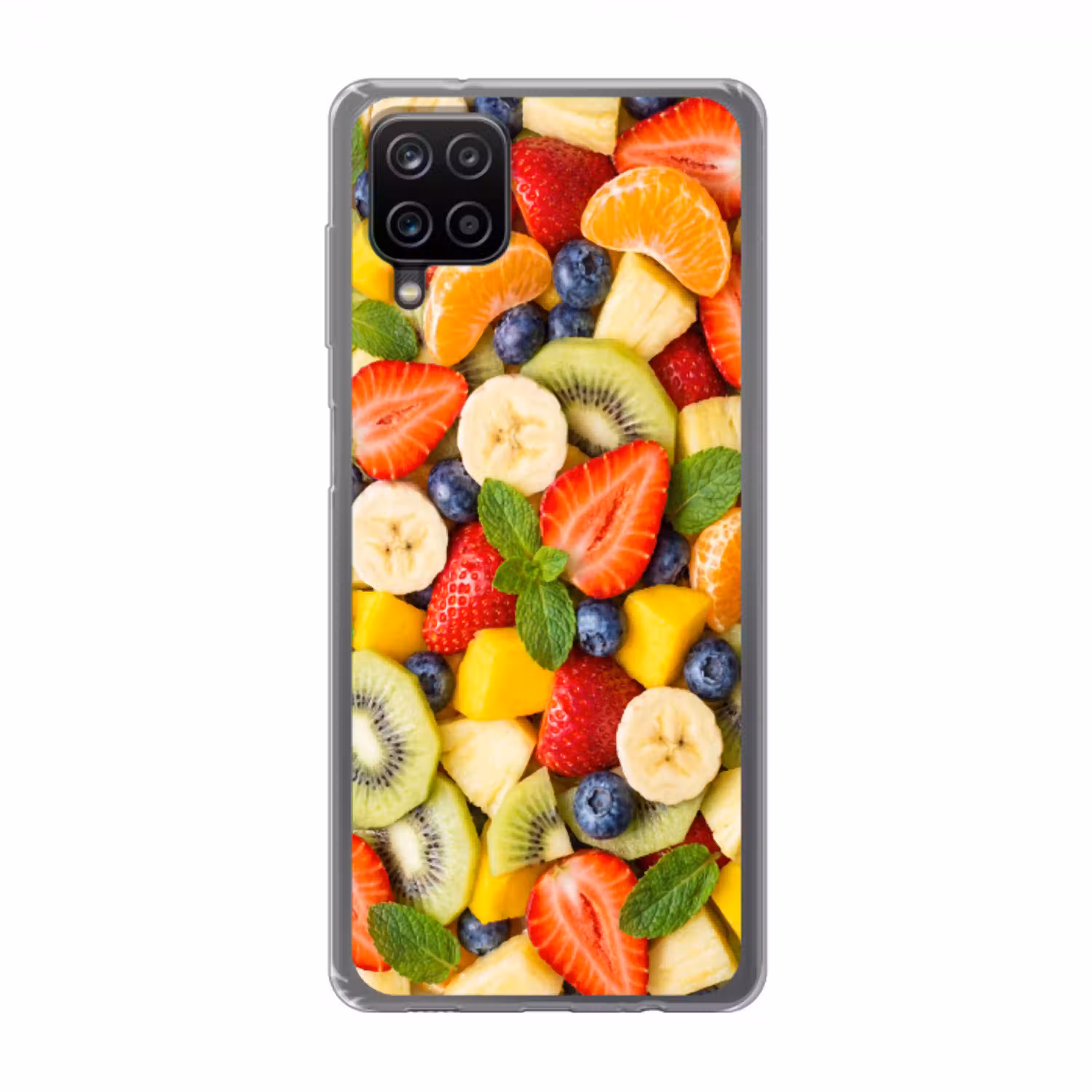 Fruit - Plakjes - Eten - Kleurrijk Telefoonhoesje Samsung Galaxy A12 klein -3d