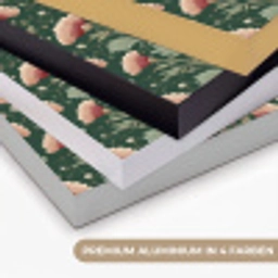 Patroon - Botanisch - Kleurrijk Textielframe zwart klein 947 -USP_kleurenDE
