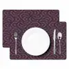 Paars - Geometrisch - Patroon - Donker Placemat vinyl groot 368 -zzsfeer2_Kitchenyeah-website