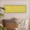 Geel - Frambozen - Patroon canvas 2cm klein 828 -sfeer1