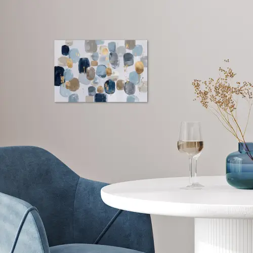 Abstract - Goud - Vormen poster papier klein -sfeer3